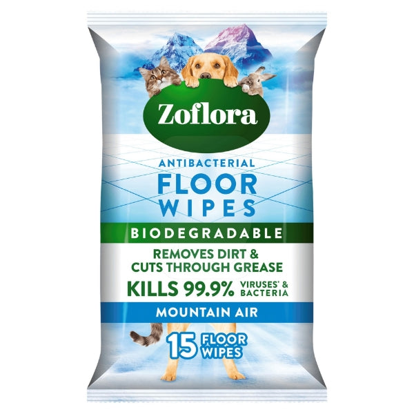Zoflora Mountain Air - Anti Bac Large Floor Wipes (pet friendly)