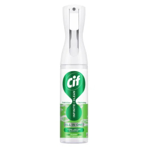 Cif Infinite Clean All in One Cleaner Spray – Lime and Lemongrass 280ml - Due in October