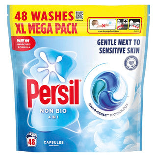 Persil Nano Capsules - Non Bio (48w) - Pre order for Mid August Shipping