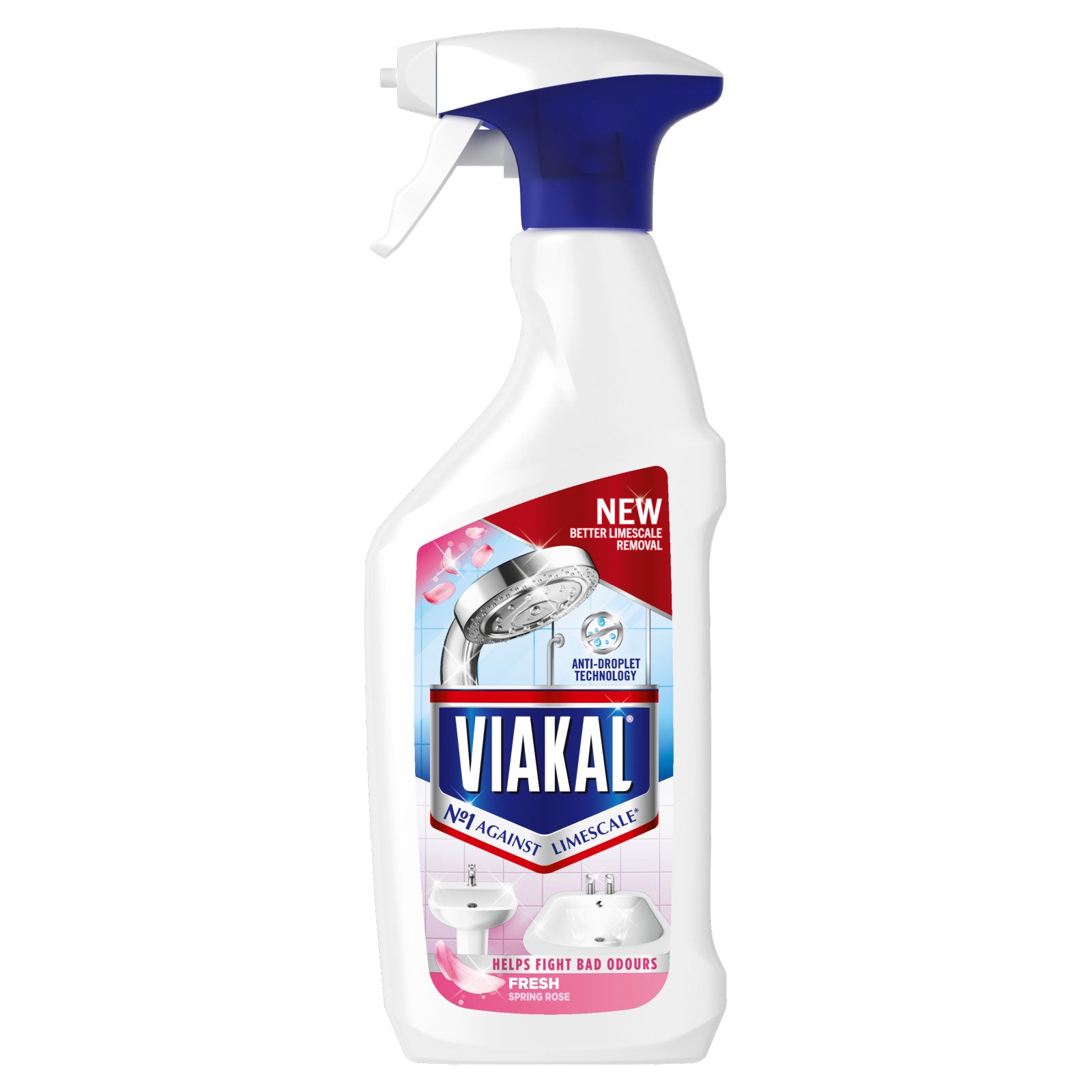 Viakal Spray - Fresh Spring Rose - 500ml - Pre order now for early Nov Delivery