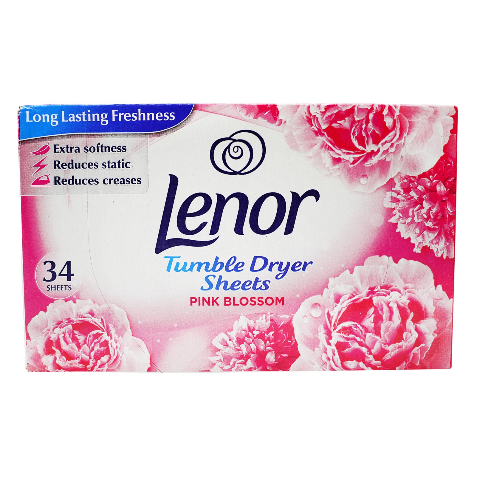 Lenor Tumble Dryer Sheets - Pink Blossom (34) - Pre order now for early Nov Delivery