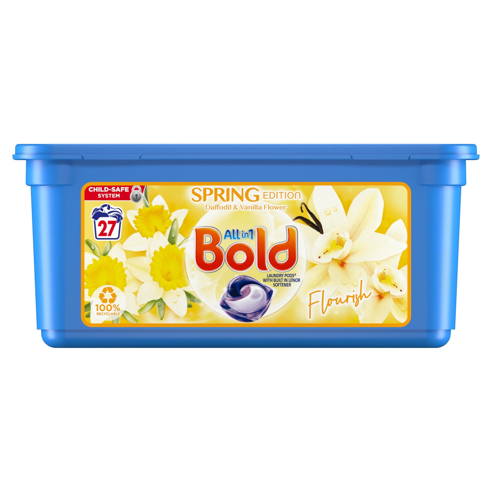 Bold all in one - Washing Pods Daffodil and Vanilla flower - 27w (spec