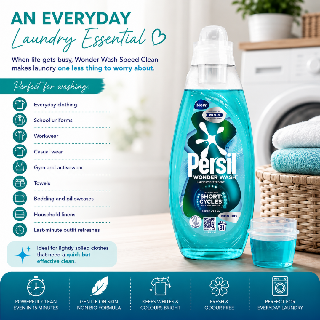 Persil Liquid - Wonder Wash Speed Clean (31w)-