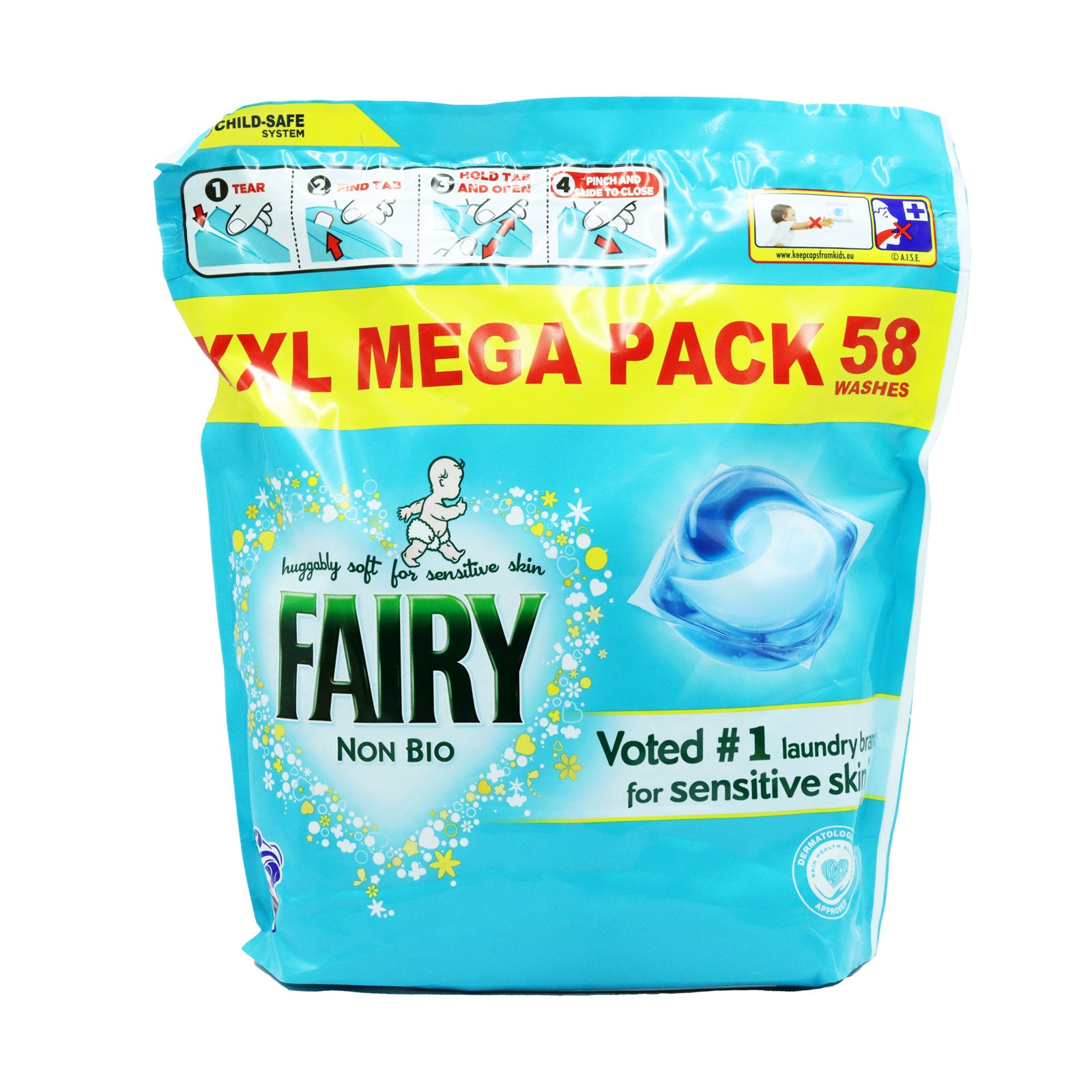 Fairy Pods - Non Bio - Mega Pack 58w - Pre order now for early Nov Delivery