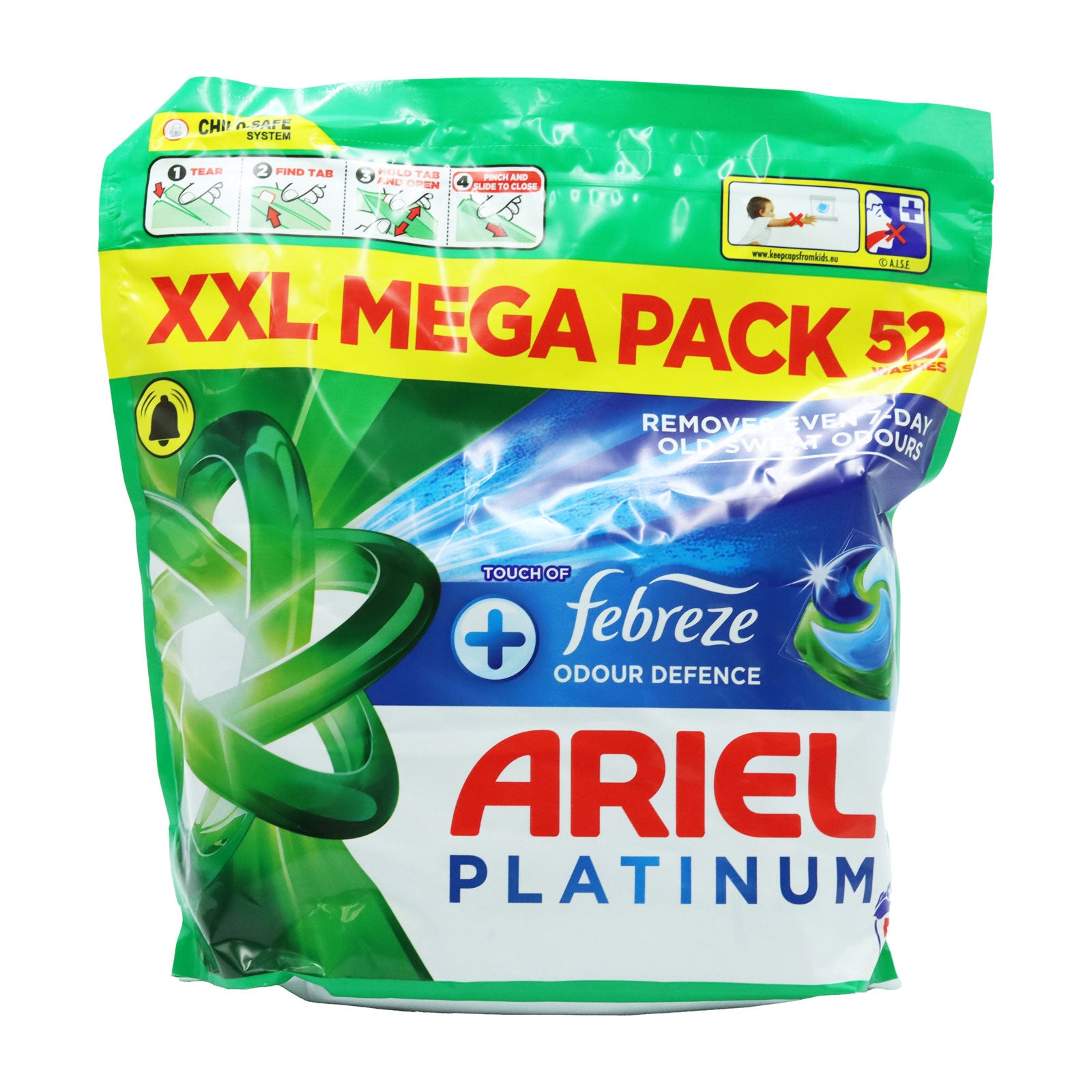 Ariel Platinum - with Febreze Odour Defence - 52w - Pre order for Mid February Delivery