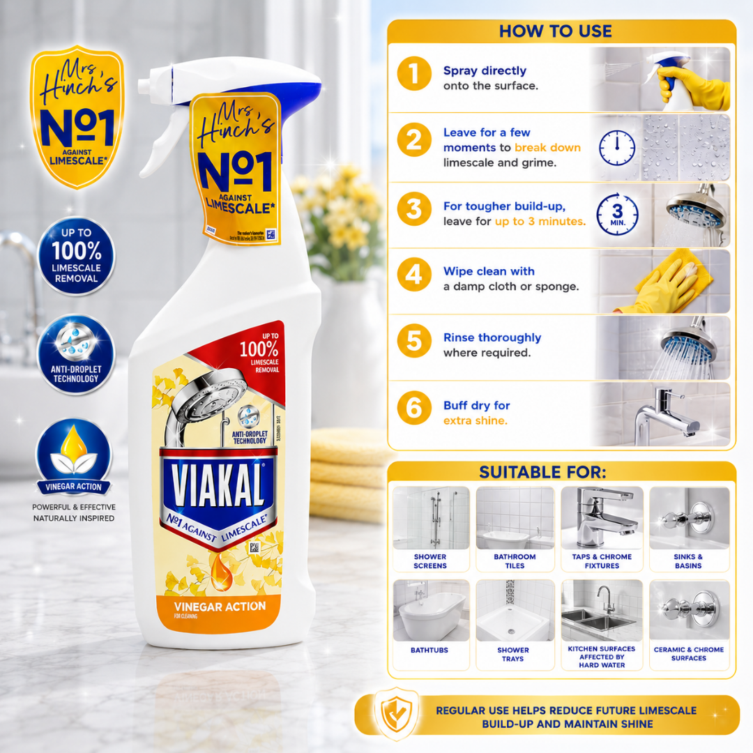 Viakal - Limescale Remover Vinegar Action - 500ml