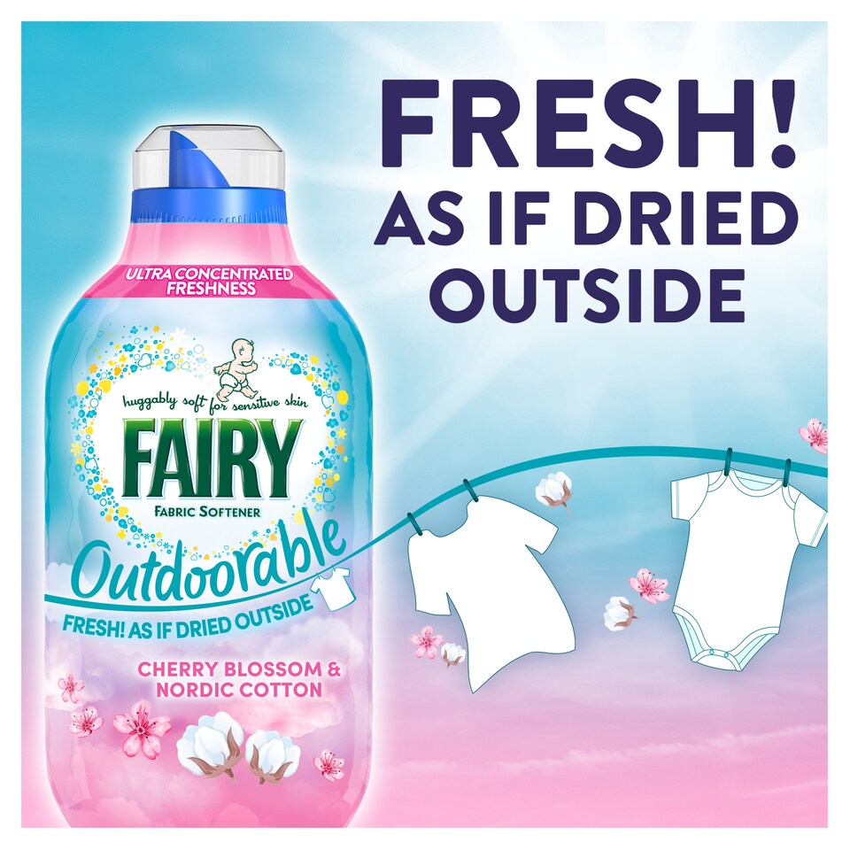 Fairy Outdoorable - Cherry Blossom and Nordic Cotton (55w)