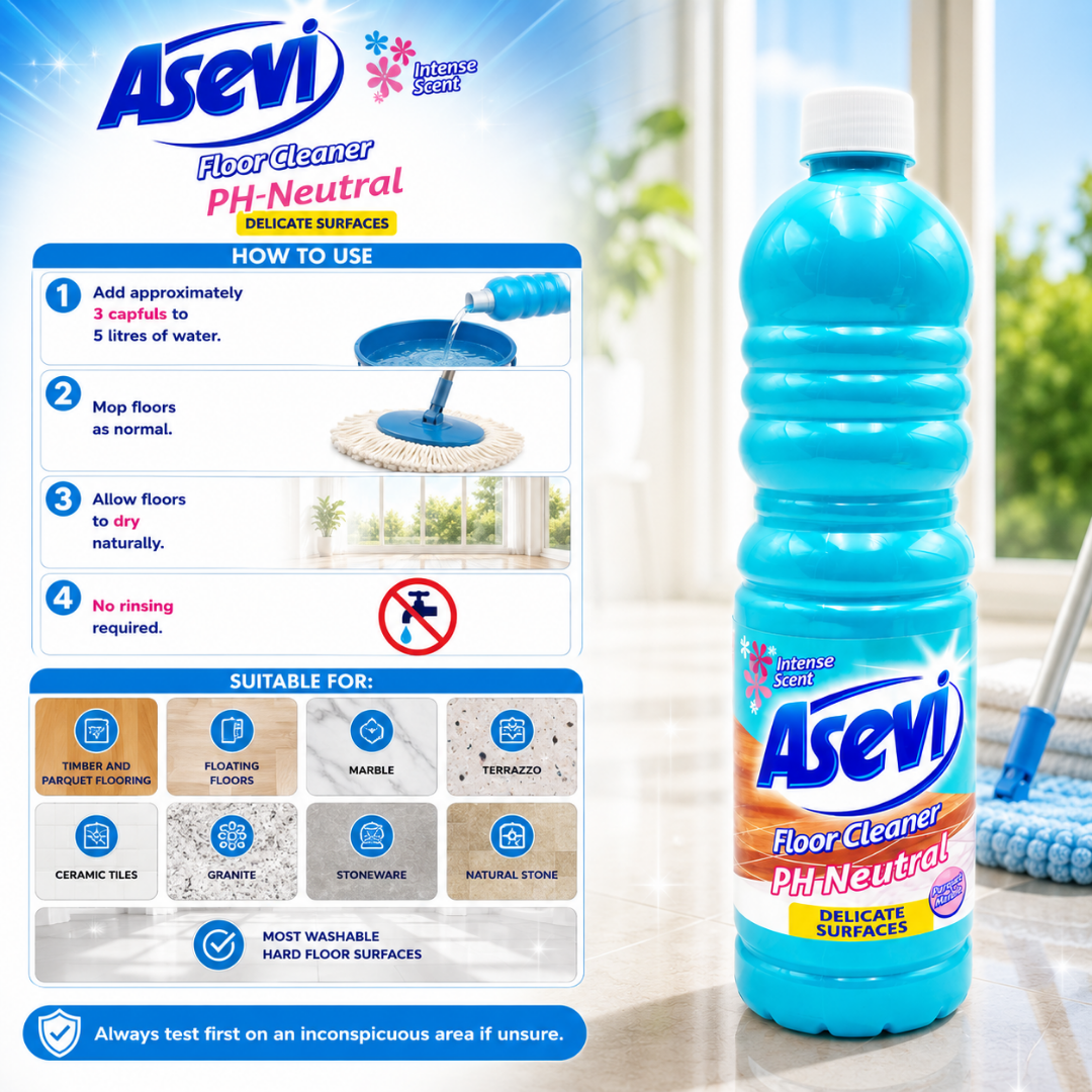 Asevi Floor Cleaner PH Neutral - 1Ltre