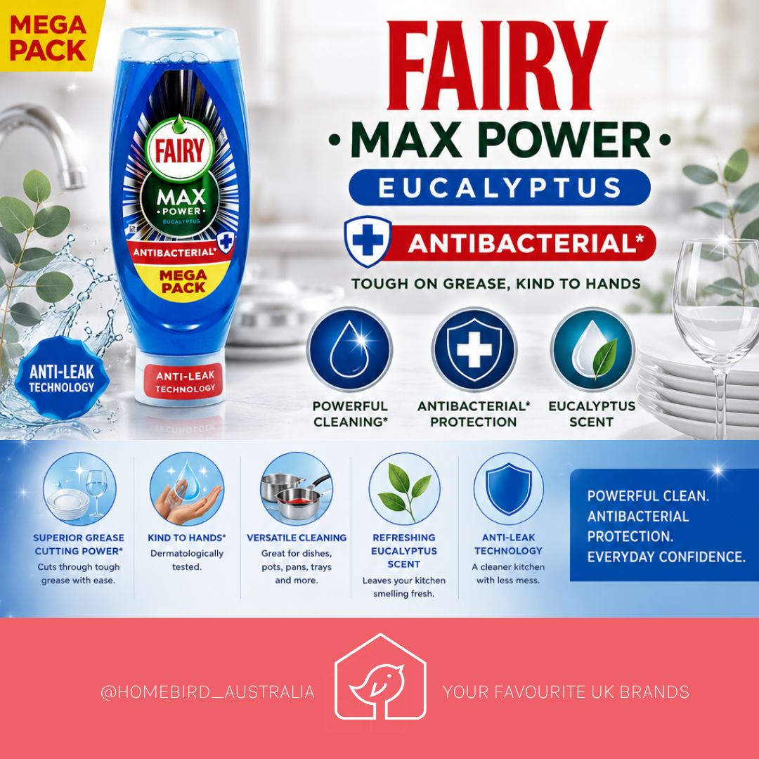 Fairy Max Power - Anti Bacterial Eucalyptus - 730ml 2