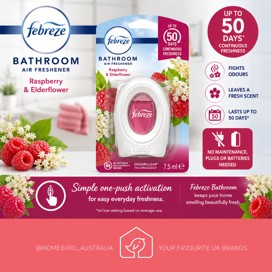 Febreze Bathroom Air Freshener - Raspberry and Elderflower 2