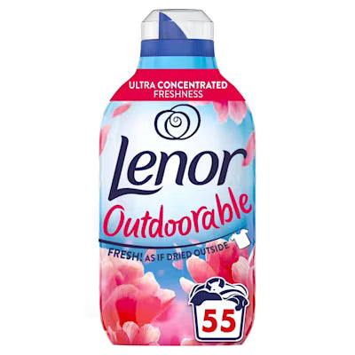 Lenor Outdoorable Fabric Conditioner - Pink Blossom - 55w - Pre order for mid Feb Shipping