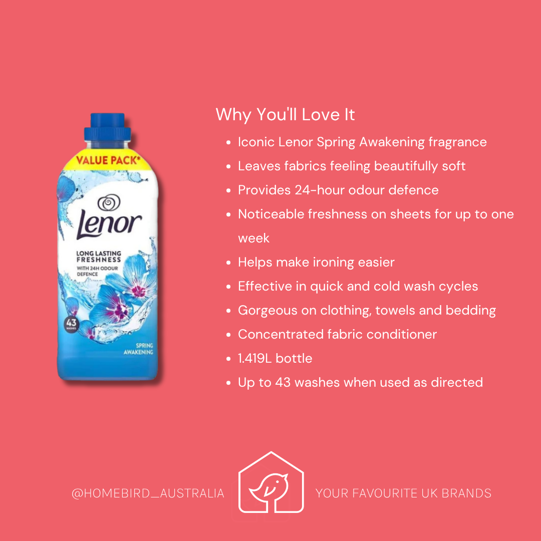 Lenor Spring Awakening Fabric Conditioner – 43 Washes | 1.419L - Pre order for Mid October Shipping