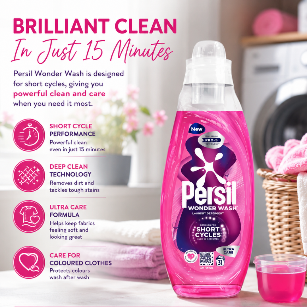 Persil Liquid - Wonder Wash Ultra Care (31w)