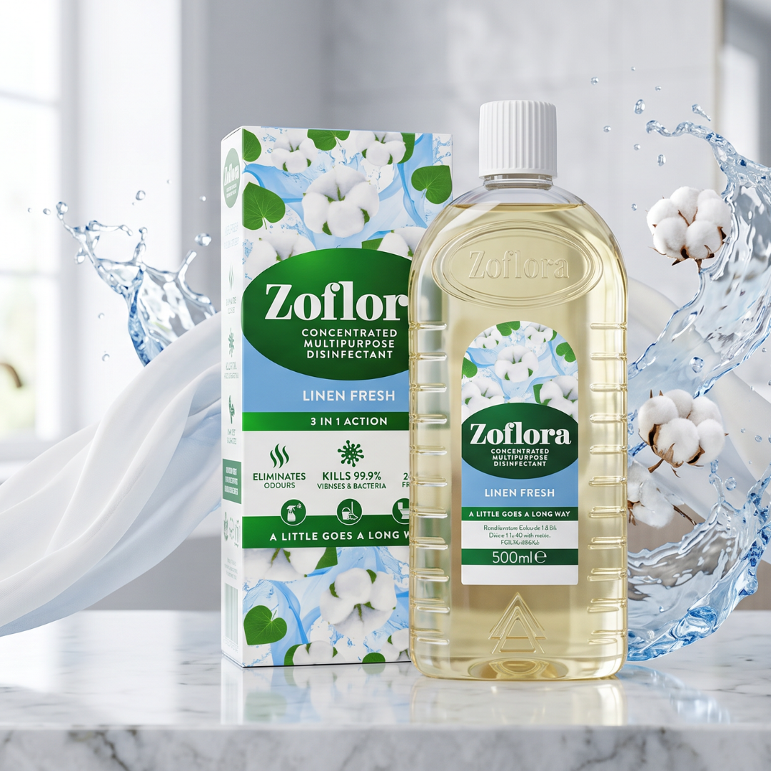Zoflora Concentrated Disinfectant – Linen Fresh 500ml
