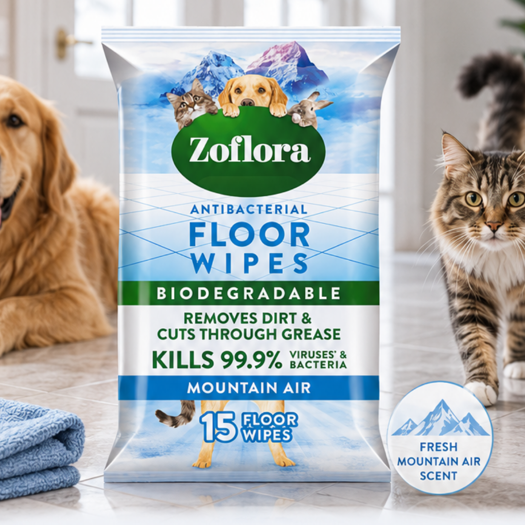 Zoflora Mountain Air - Anti Bac Large Floor Wipes (pet friendly)