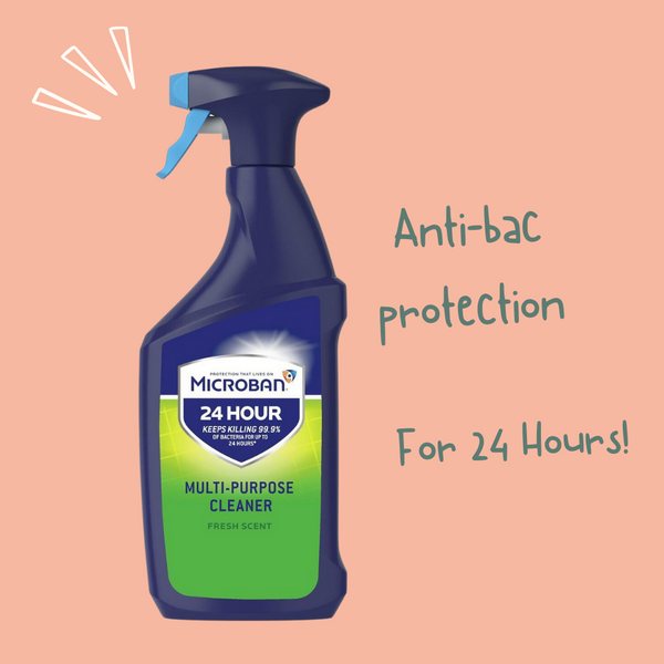 How to keep bacteria away for up to 24 hours: Microban