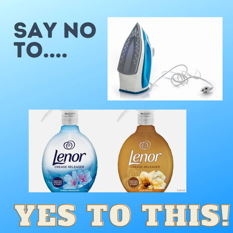 Lenor Crease Release: the MUST HAVE if you don't want to iron