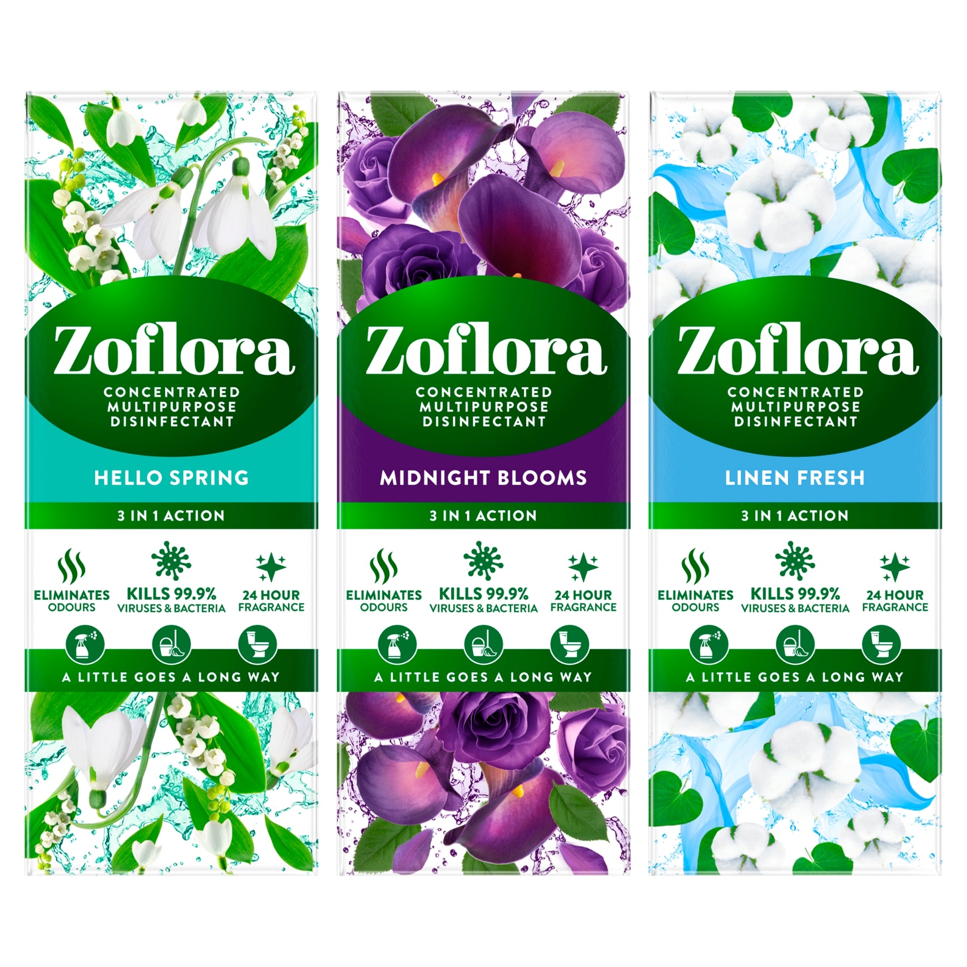 Zoflora Triple Assortment 3 Fragrances - Due In March