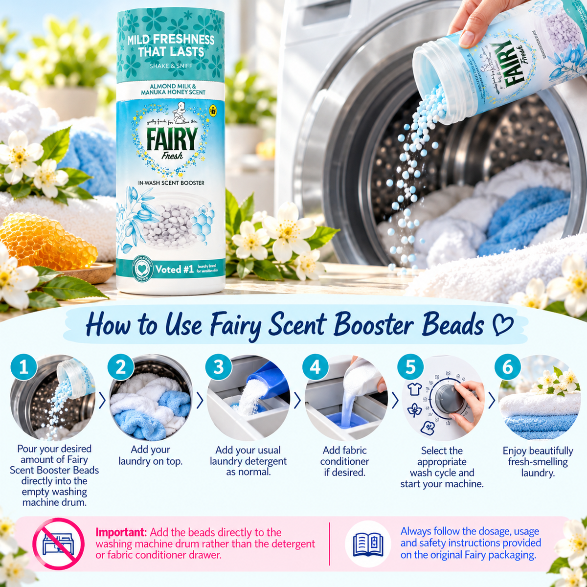 Fairy Scent Booster Beads - 155g