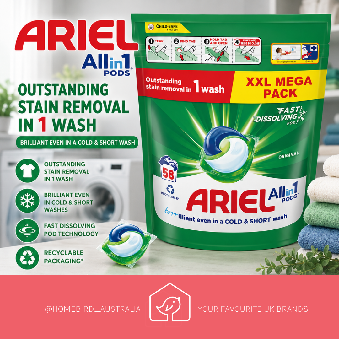 Ariel All in One Pods – Original – 58 Mega Pack
