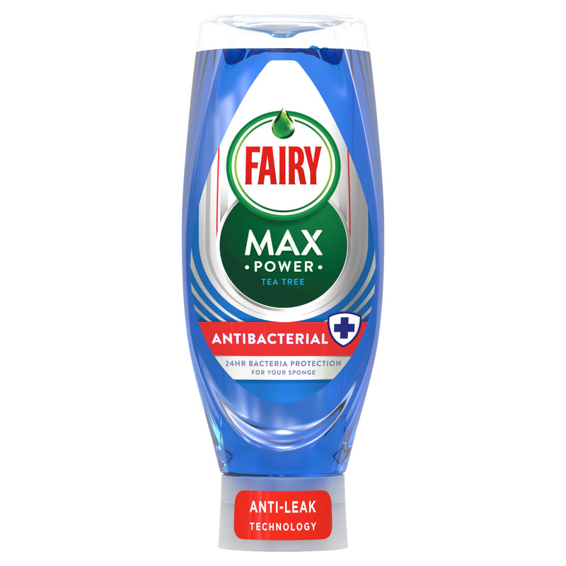 Fairy Liquid Max Power - Anti Bacterial Tea Tree Washing up Liquid