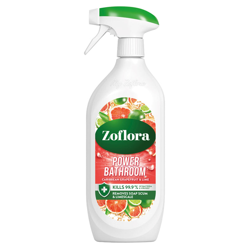 Zoflora Power Bathroom - Grapefruit and Lime 800ml