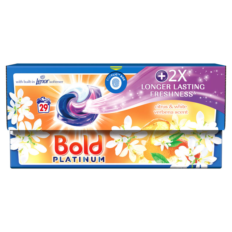 Bold all in one pods Platinum - Citrus and white Verbena (29w)