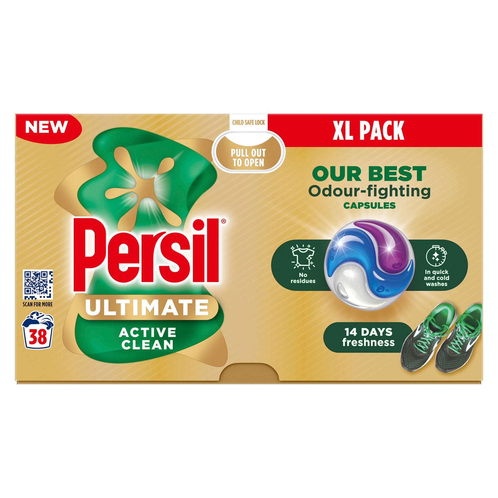 Persil Ultimate Capsules - Active Clean - 38w - Coming Soon!