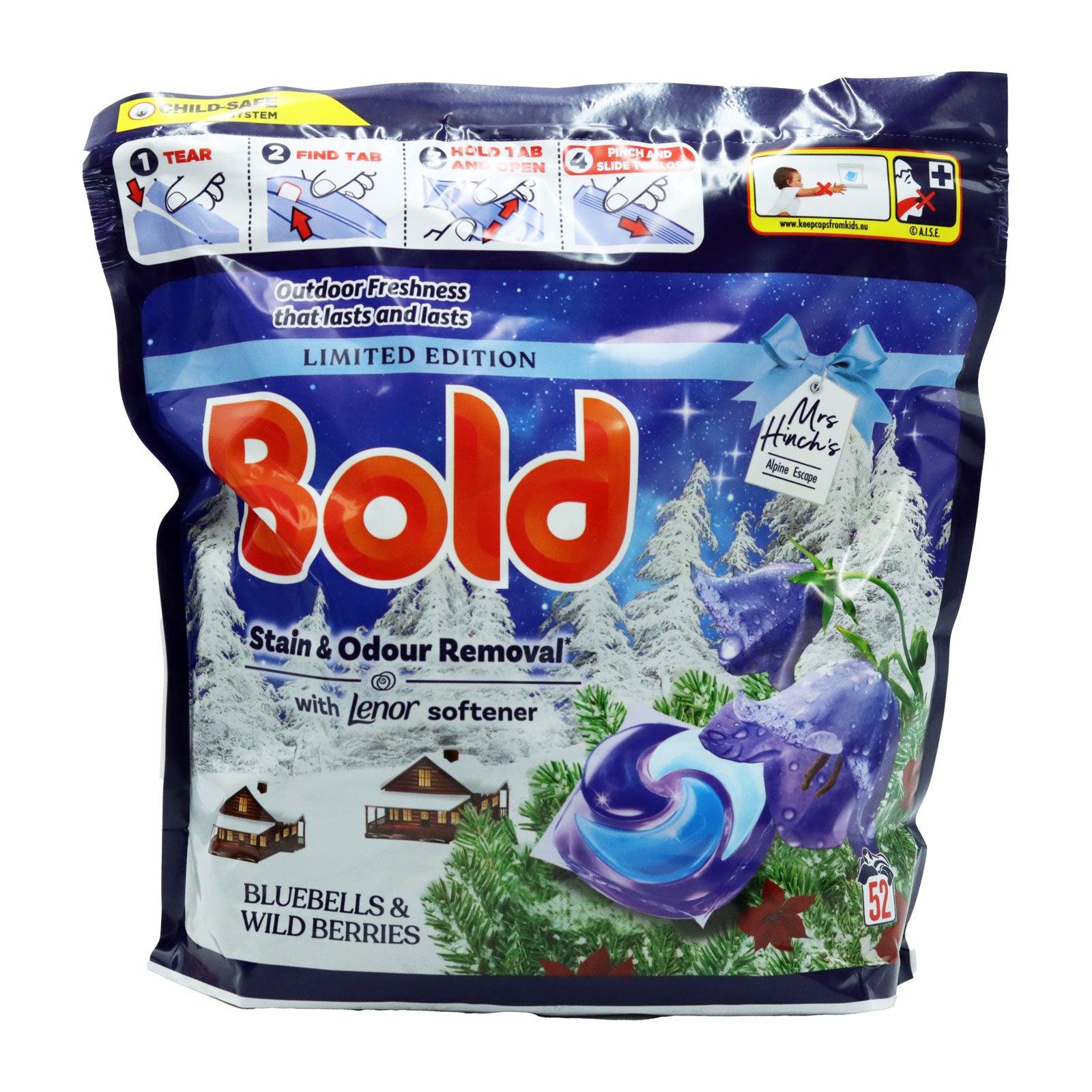 Bold Pods - Special edition Mrs Hinch Bluebells and Wildberries -52w