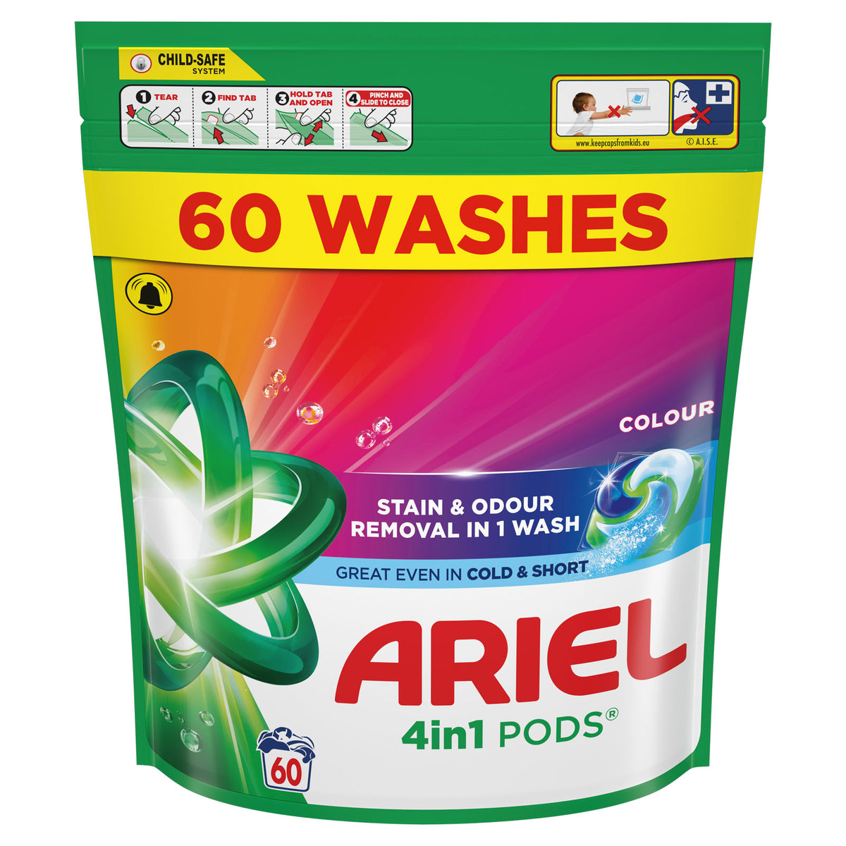 Ariel Colour Pods - 60w mega pack - Due In October