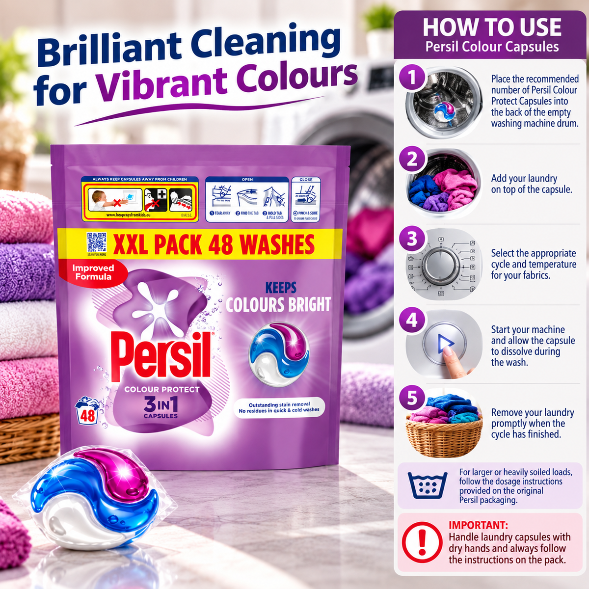 Persil Capsules Colour (48)