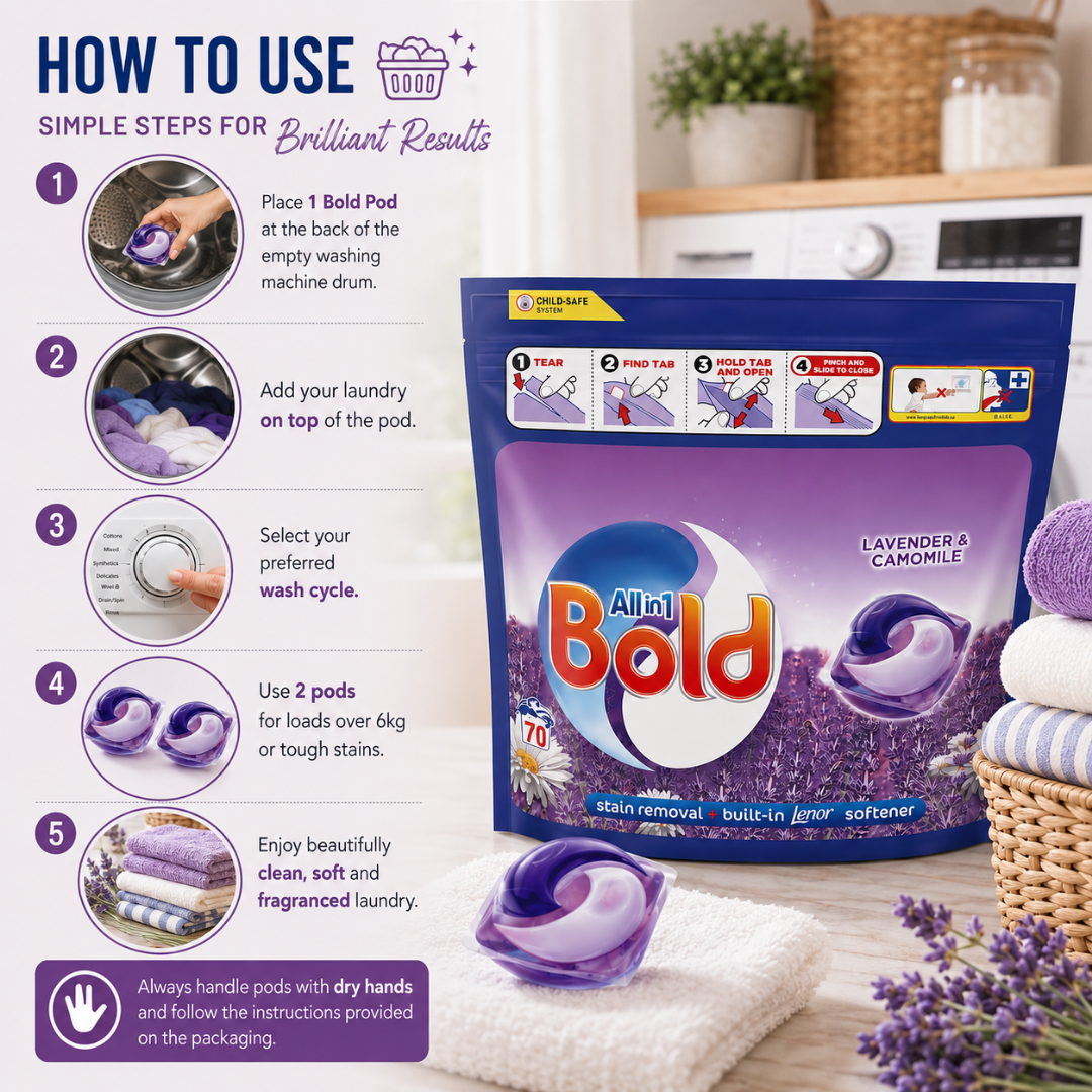 Bold All in One Pods - Lavender &. Camomile - 70w mega pack
