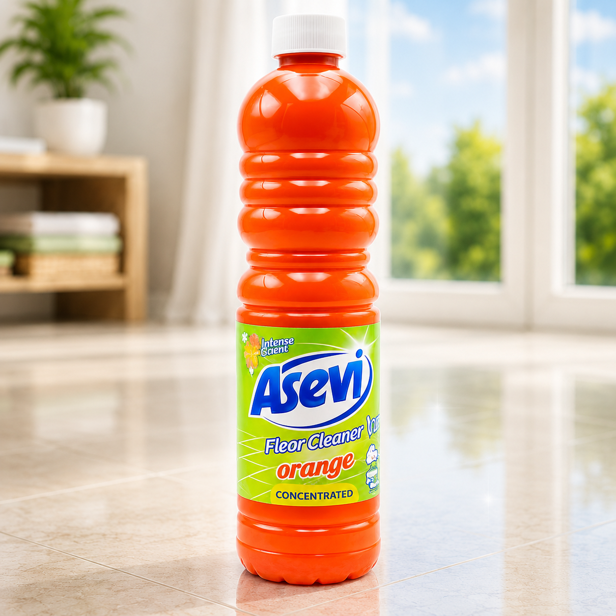 Asevi Floor Cleaner Orange - 1 Litre
