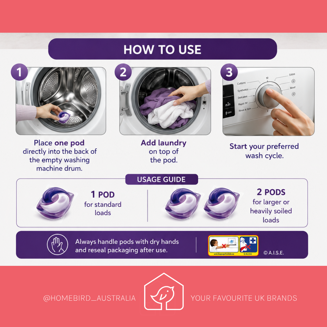 Bold All in 1 Pods – Lavender & Camomile – 51 Washes
