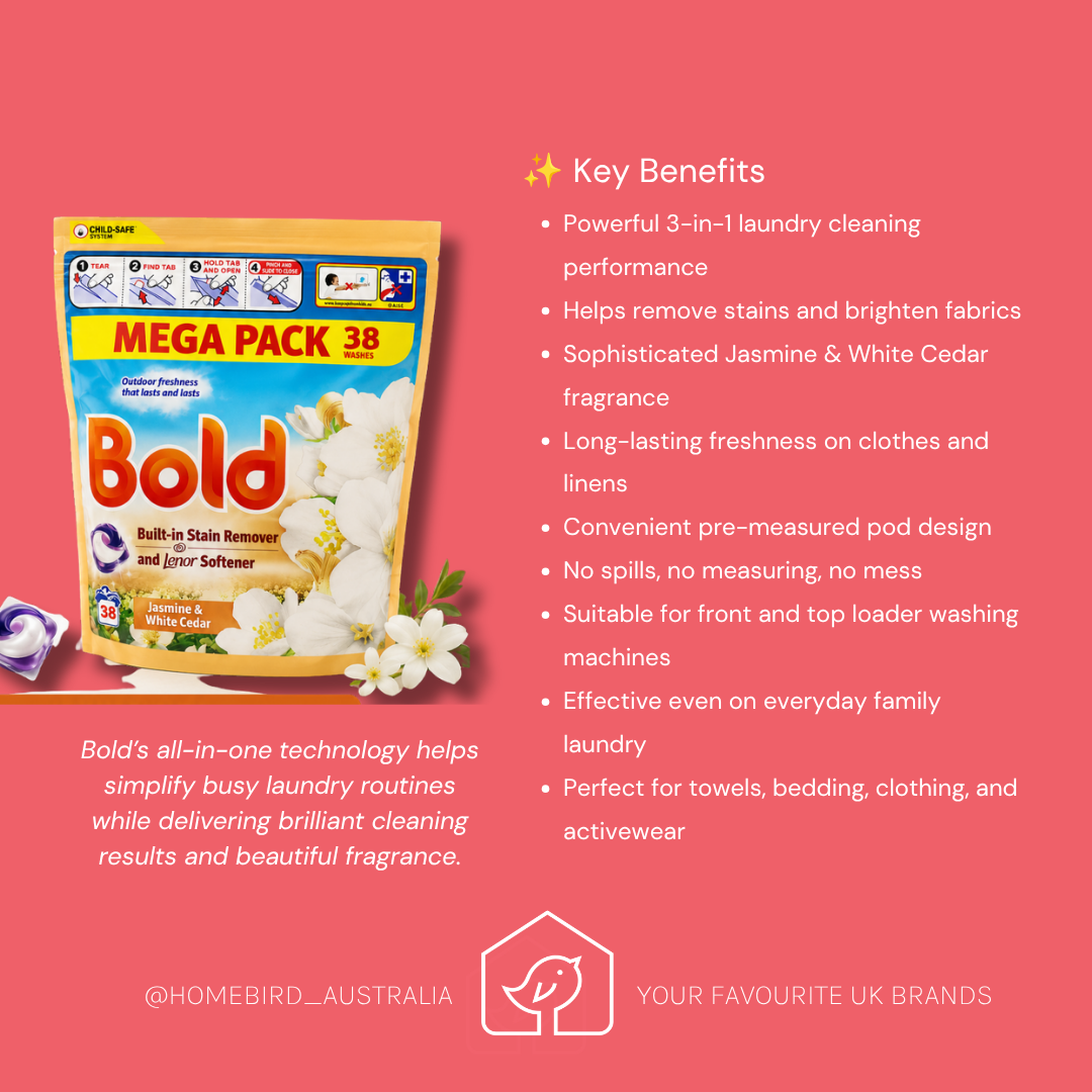 Bold Pods - Jasmine and White Cedar (38w) Benefits