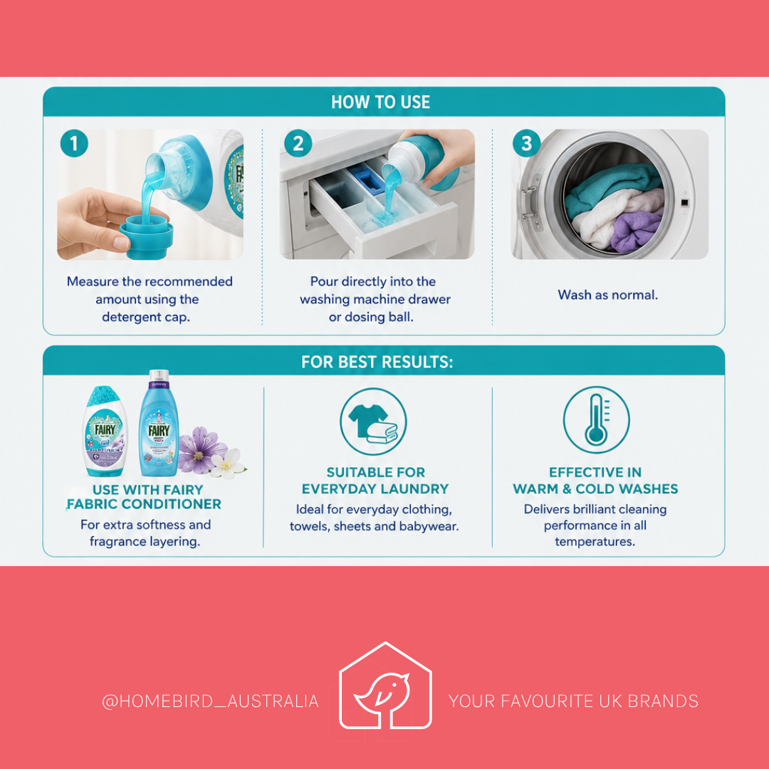 Fairy Gel - Platinum Non Bio - Silk Tree and Jasmine (27w) How to use