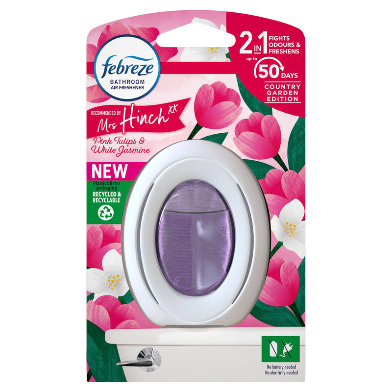 Febreze Bathroom Air Freshener - Mrs Hinch Pink Tulip Edition