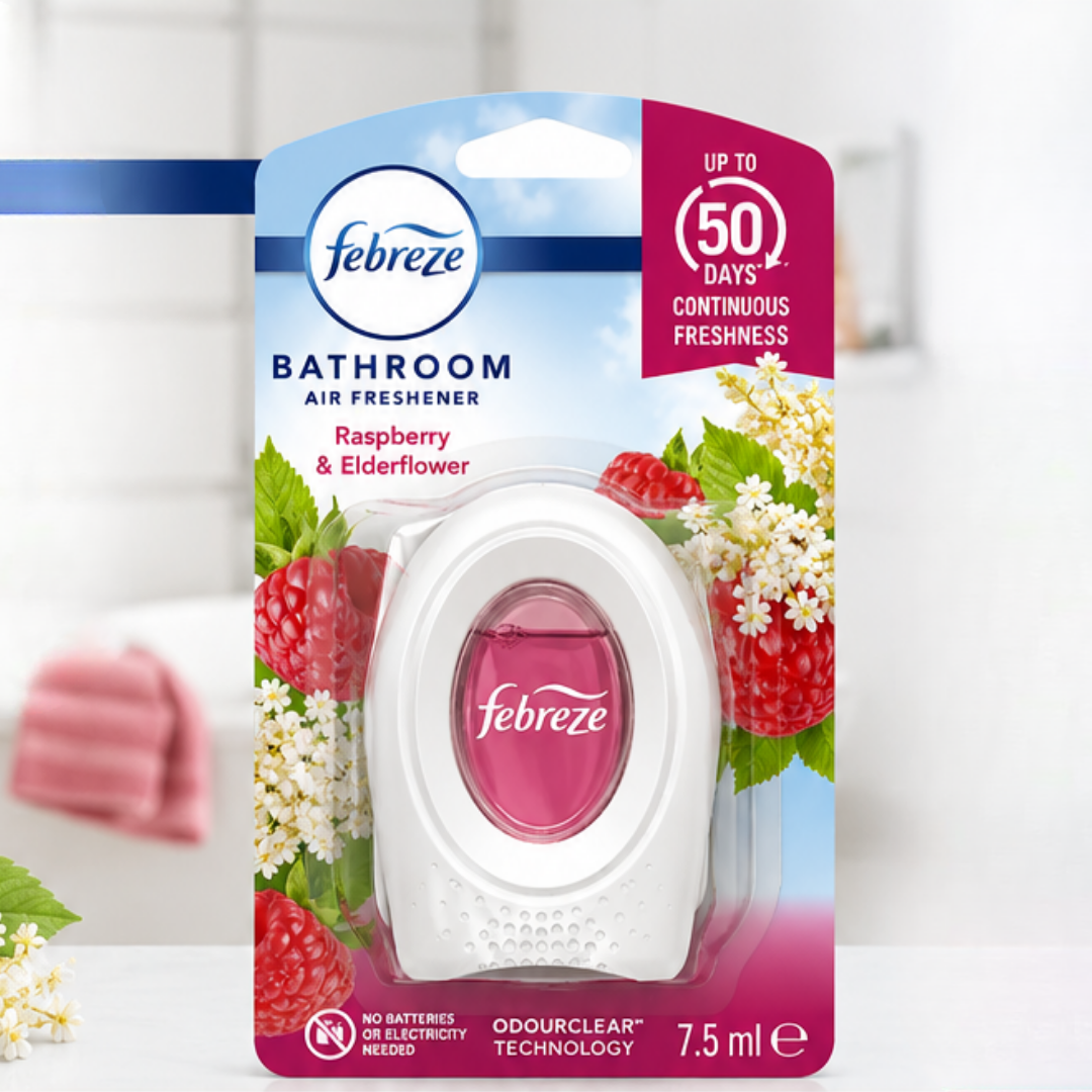 Febreze Bathroom Air Freshener - Raspberry and Elderflower 