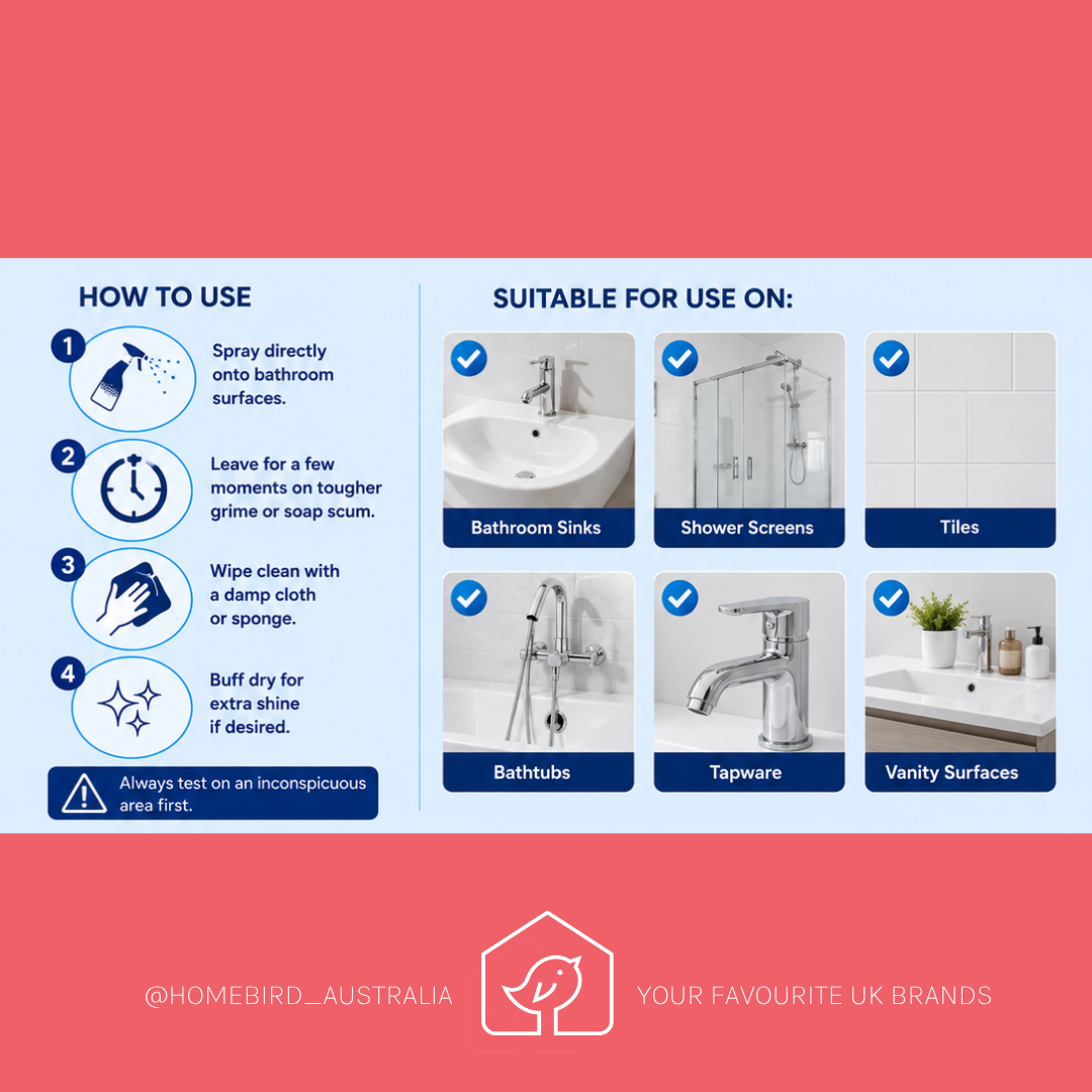 Flash Bathroom Spray (800ml) How to use