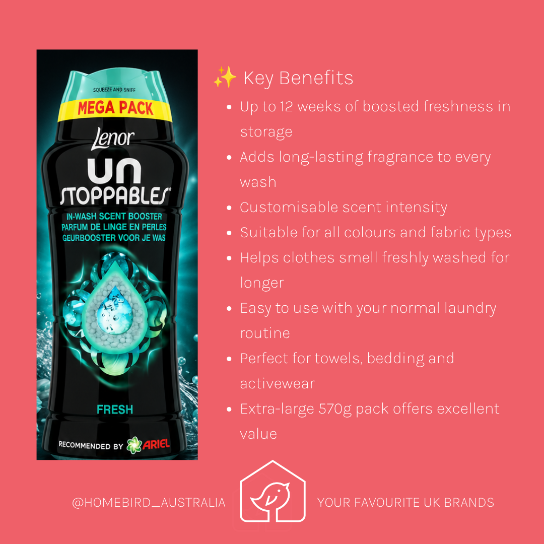 Lenor Scent Boosters - Mega Fresh (Extra large) 570g benefits