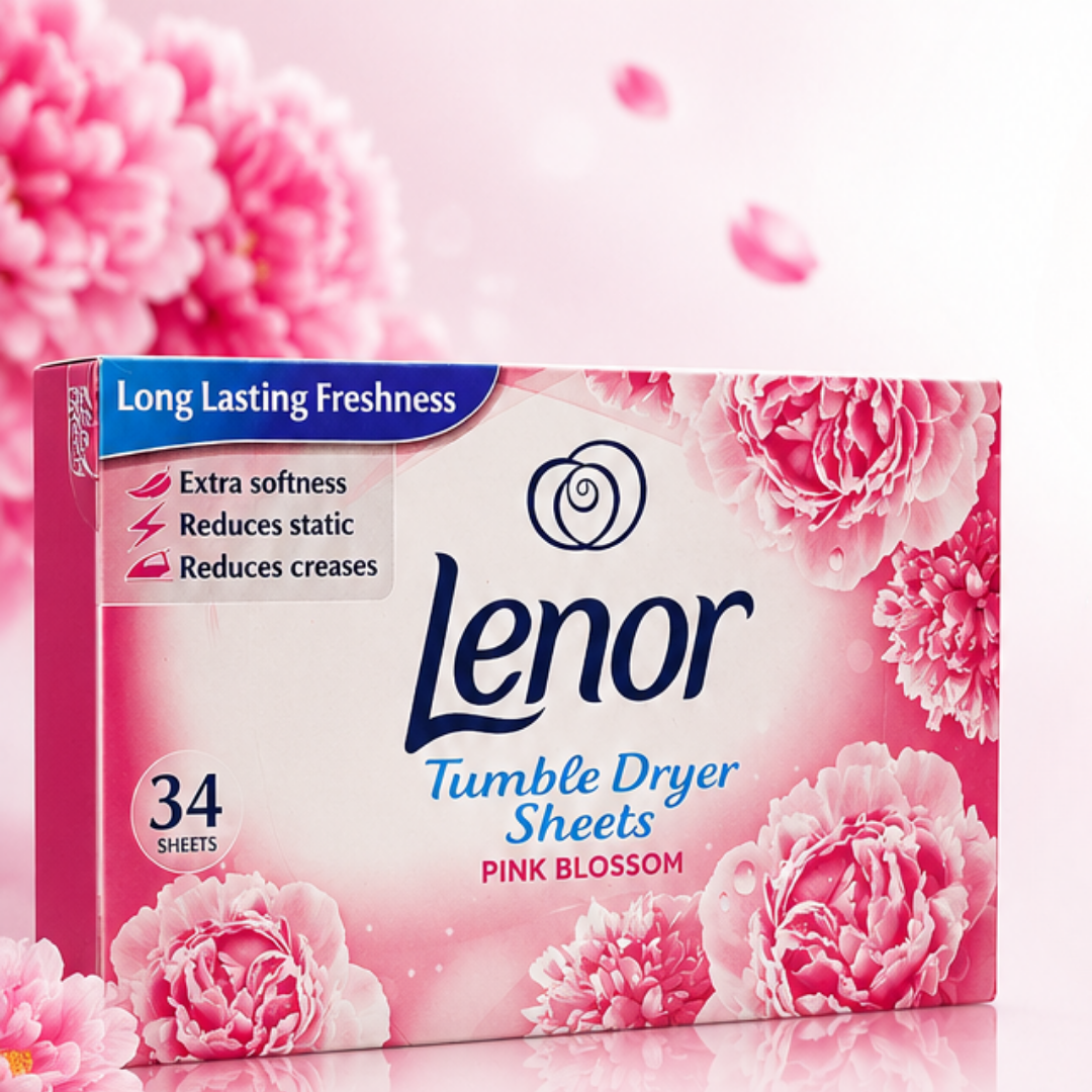 Lenor Tumble Dryer Sheets - Pink Blossom (34)