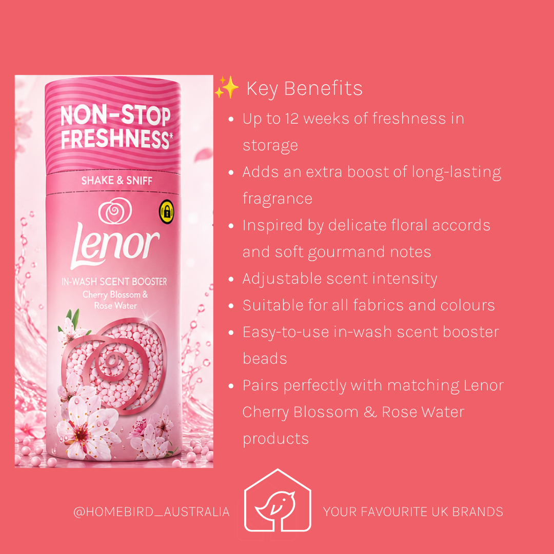 Lenor beads - Cherry Blossom and Rose Water - 155g Benefits