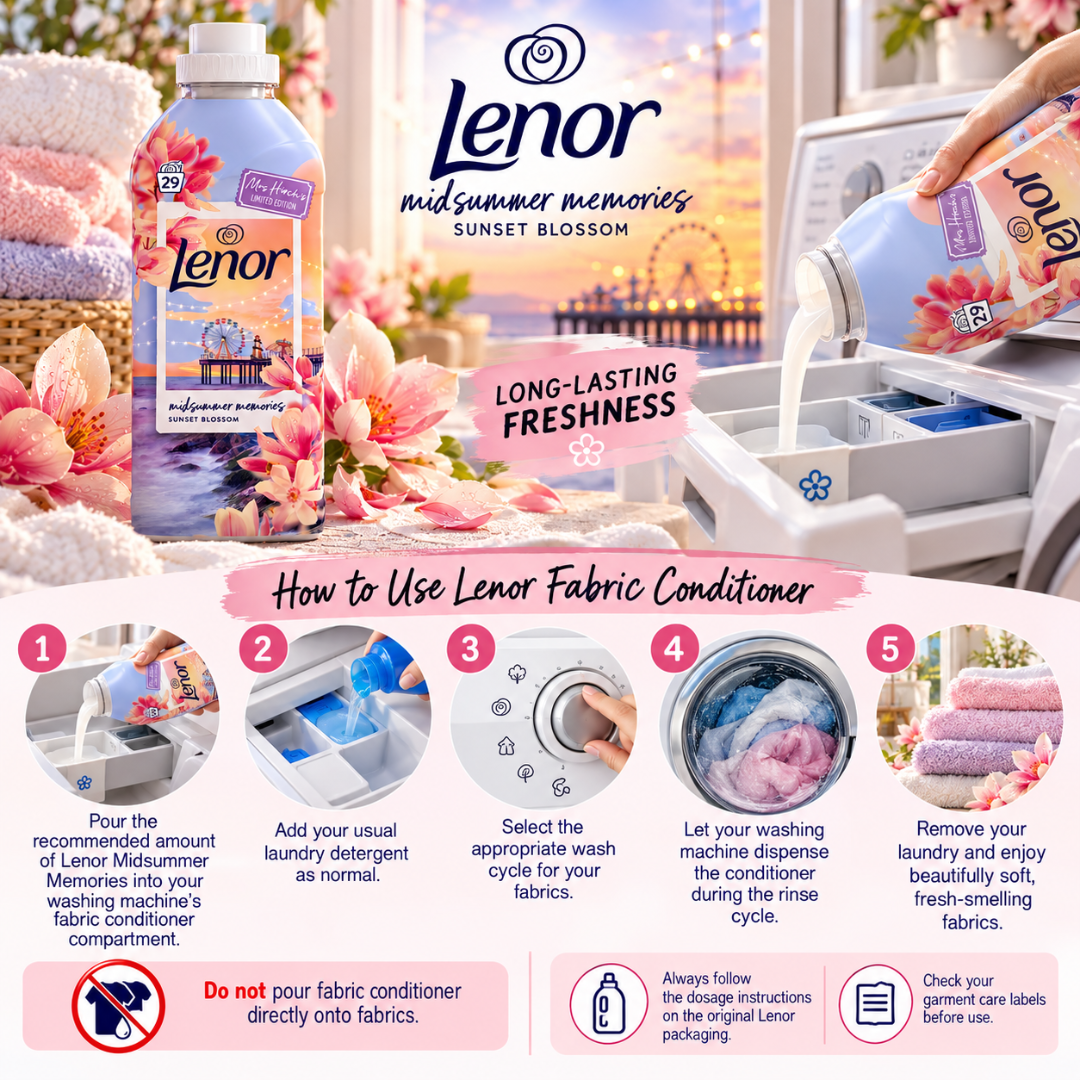 Lenor Fabric Conditioner - Midsummer Memories - 29w