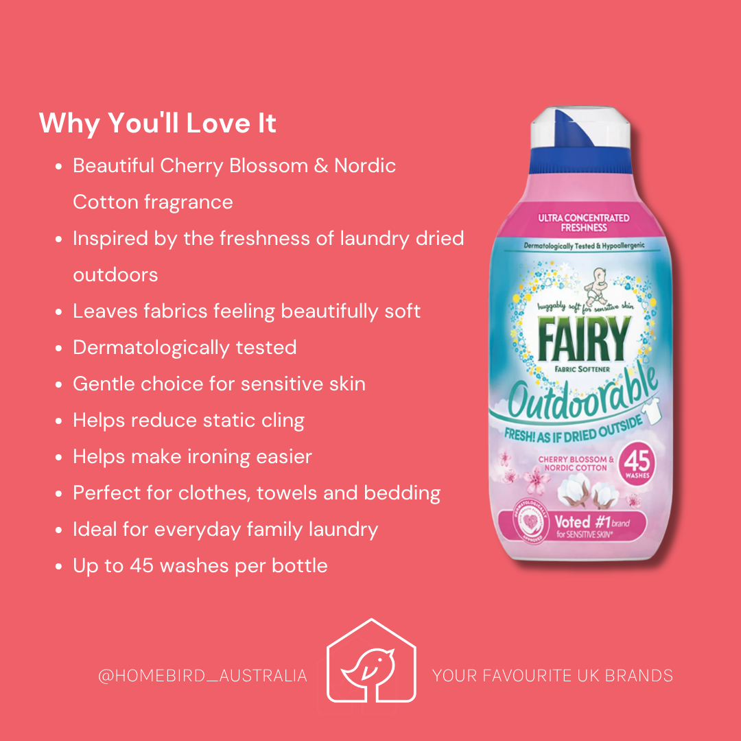Fairy Outdoorable - Cherry Blossom and Nordic Cotton - 45w