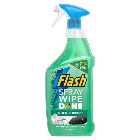 Flash Spray Wipe Done - Apple Blossom (Anti Bac) - 800ml