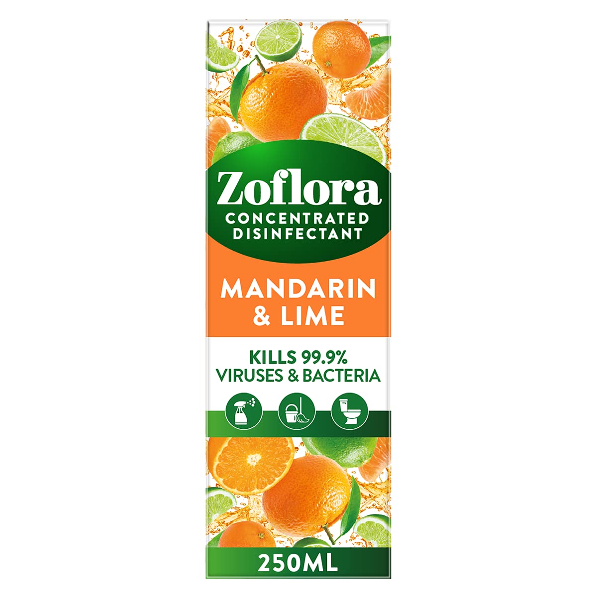 Zoflora Disinfectant - Mandarin and Lime - 250ml - Due April