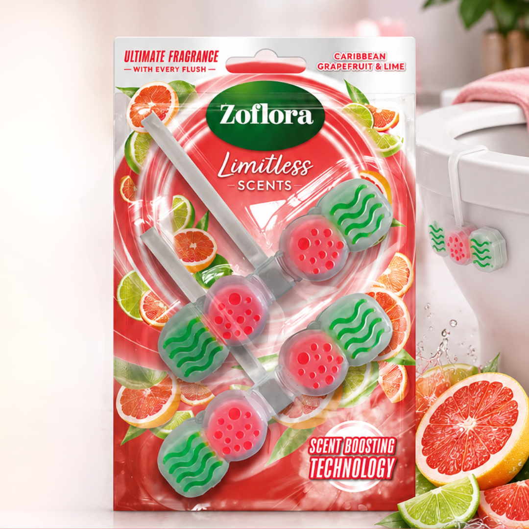 Zoflora Rim Block - Caribbean Grapefruit & Lime