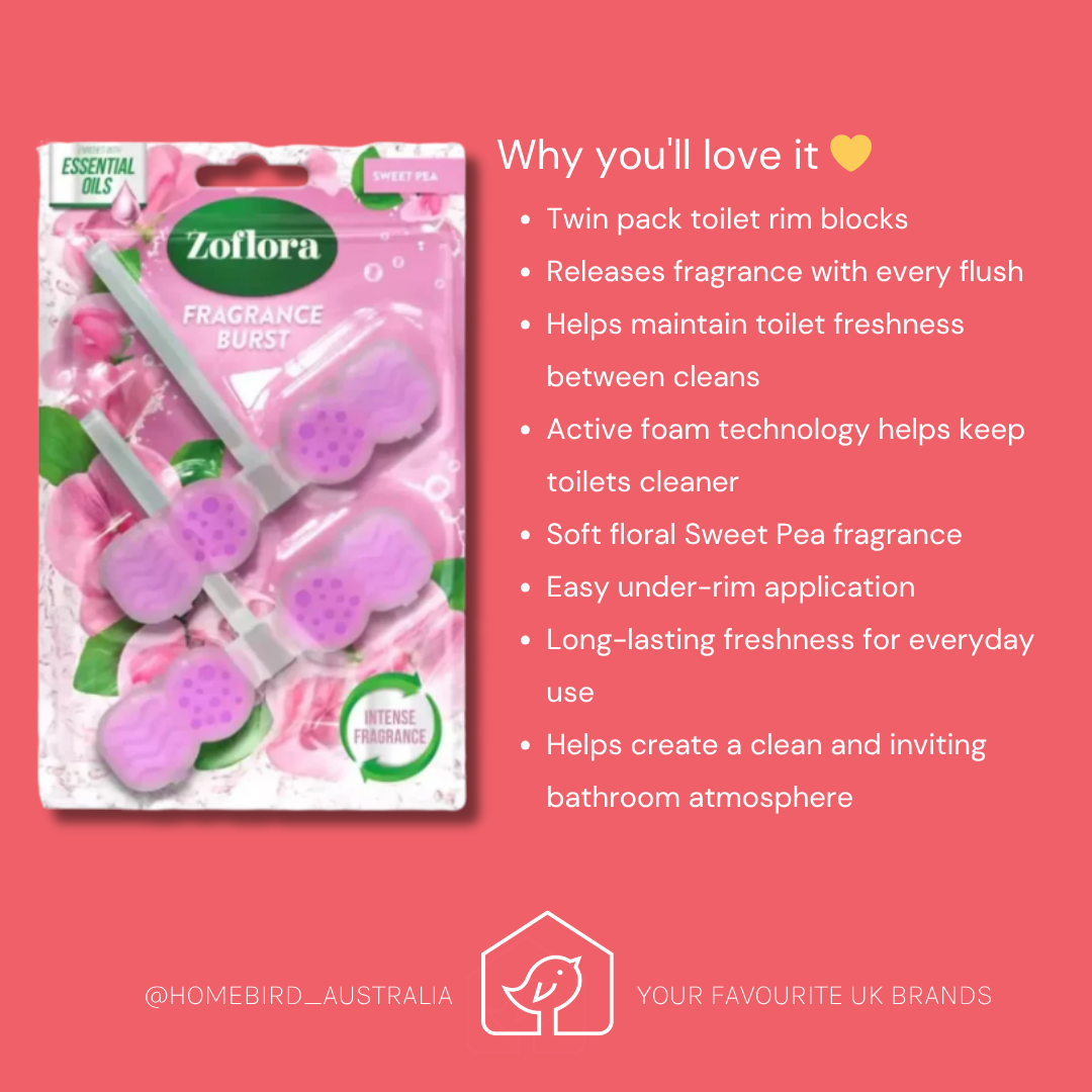 Zoflora Rim Block - Sweet Pea (2 Pack) Benefits