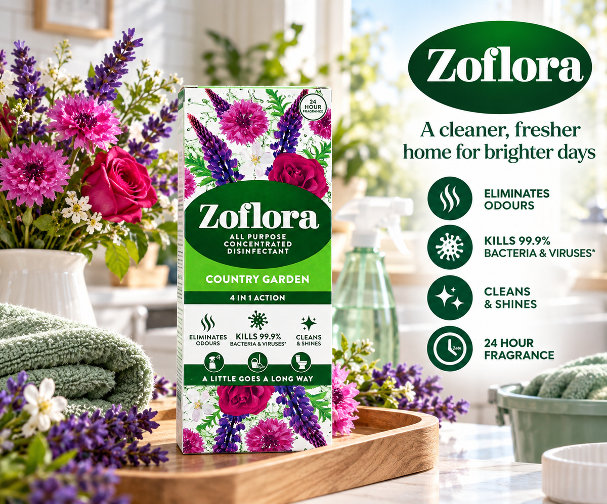 Zoflora Country Garden - Concentrated Disinfectant - 120ml - Due in October
