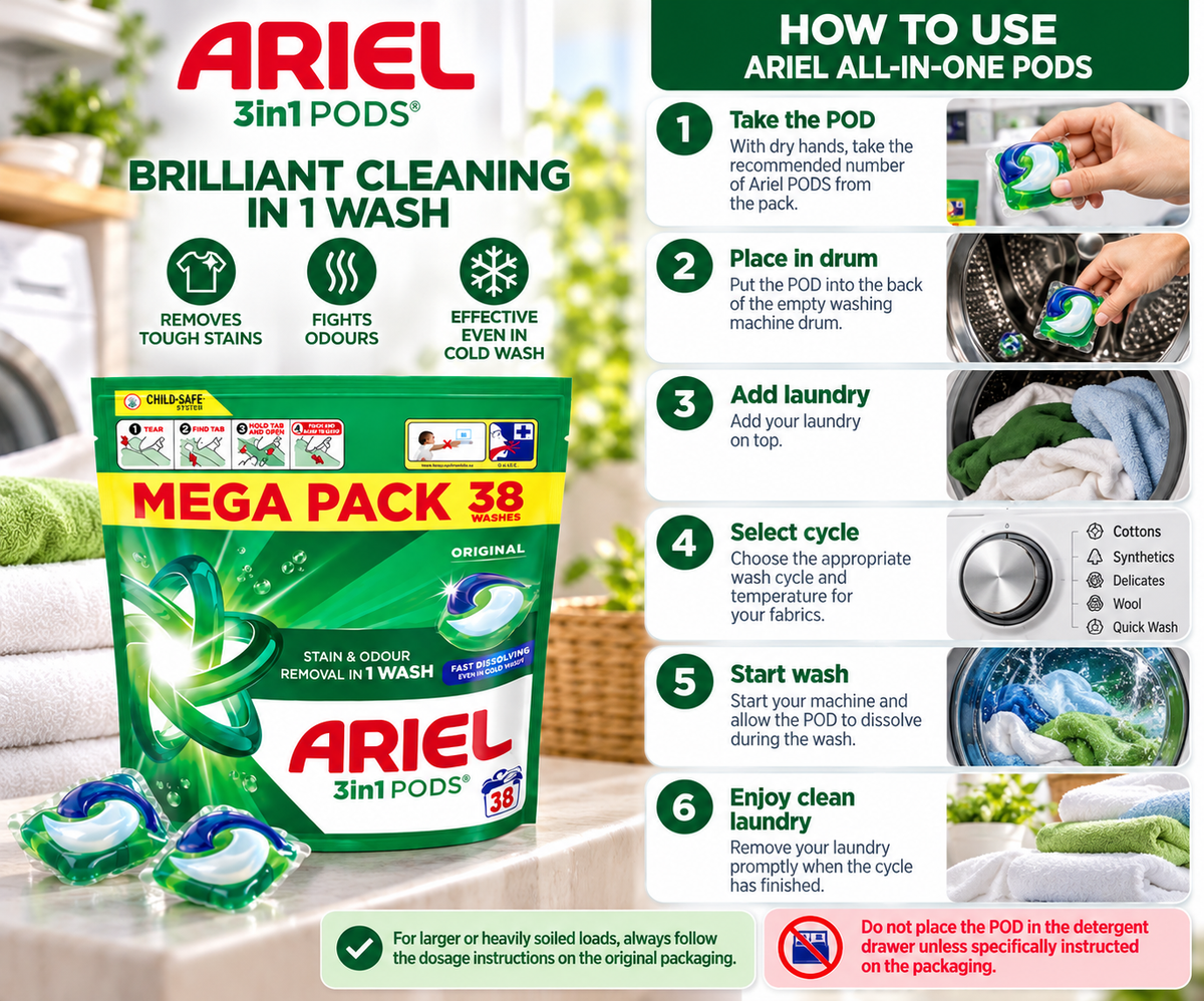 Ariel all in One Pods - Original (38w)